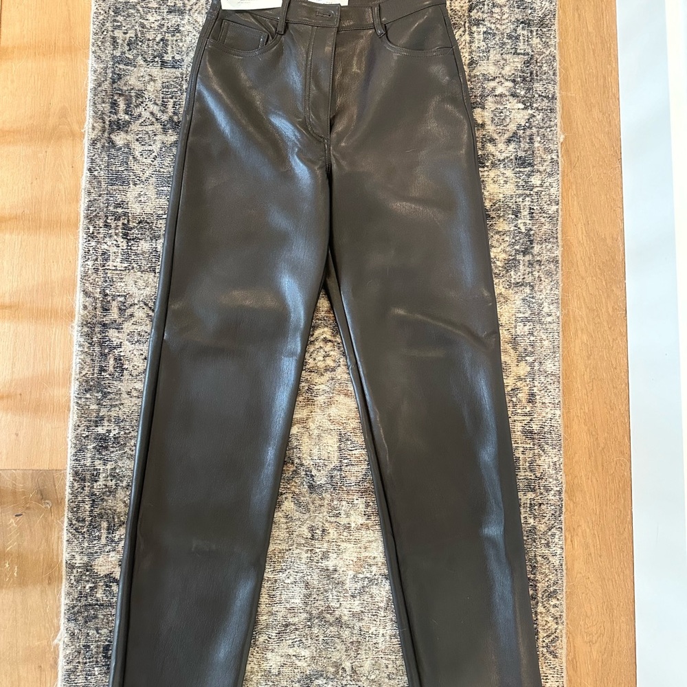 NWT Aritzia Melina Pant Rich Mocha Brown